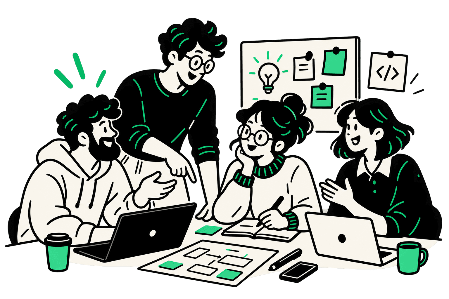 MapleSol team illustration